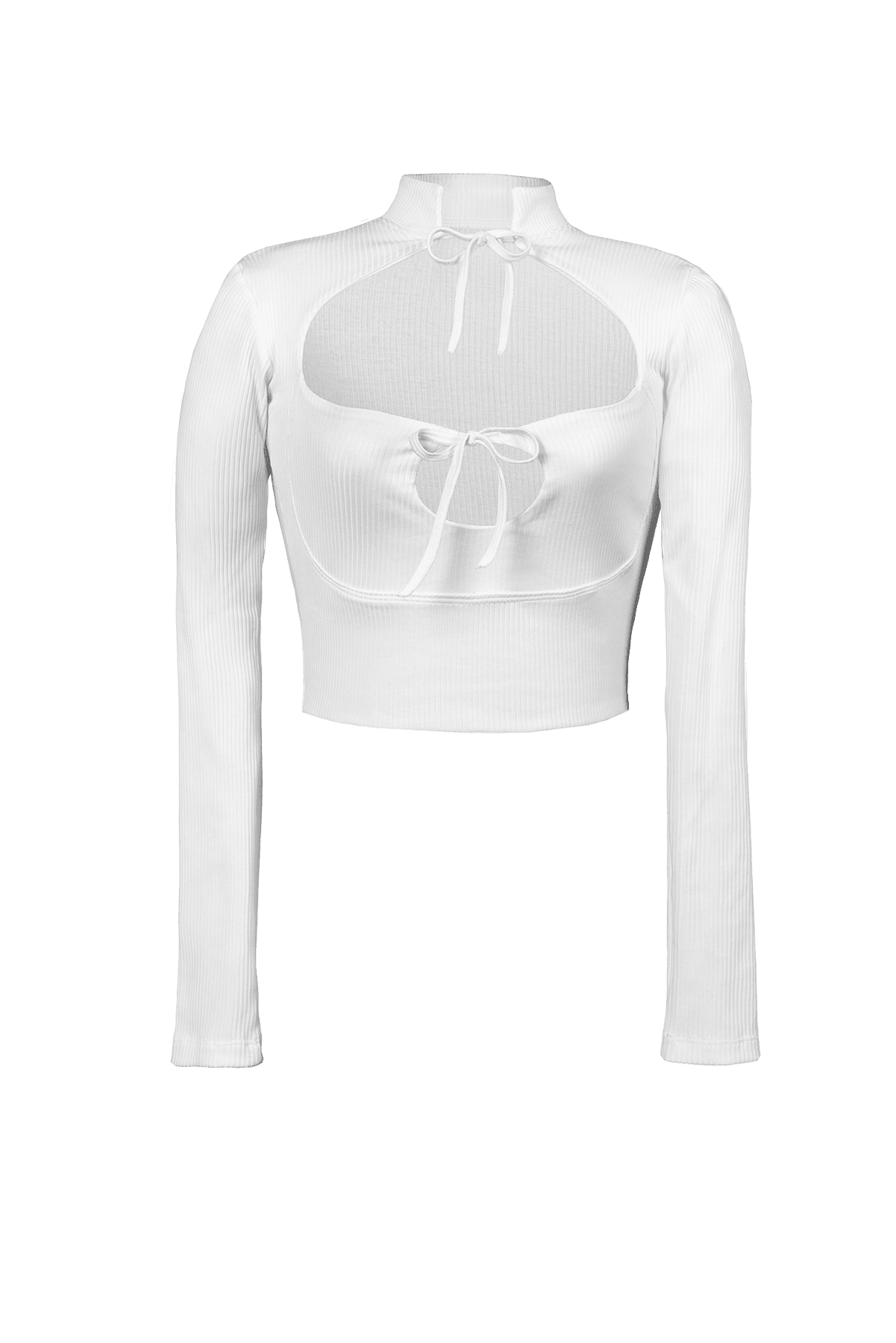 Tie ribbed top Hype up the Mood